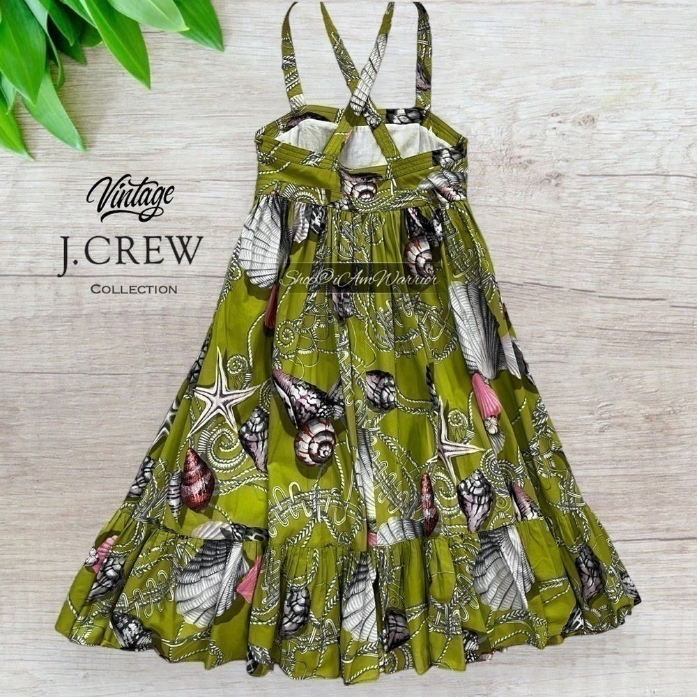 J.Crew Collection green nautical shell โTalithaโ style dress *shop@iamwarrior - Picture 11 of 17